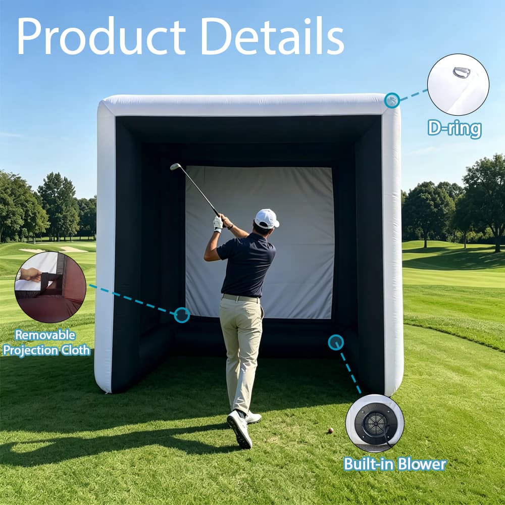 Oxford aufblasbares Golf-Simulator-Gehäuse – Lite Edition