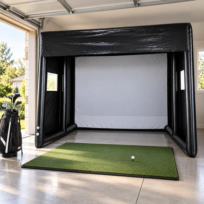 Inflatable Golf Simulator Enclosure Tent – 3 × 4 × 3 m