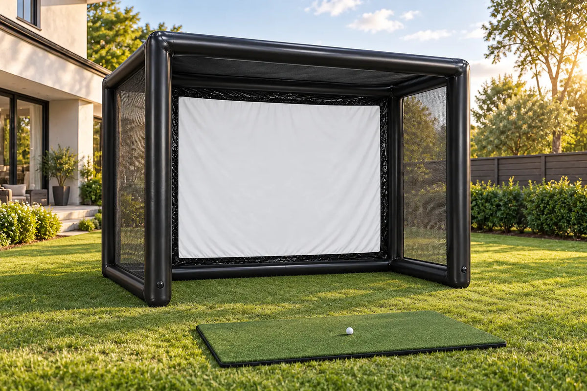 Inflatable Golf Simulator Enclosure Tent – 1.5 × 3.5 × 2.8 m