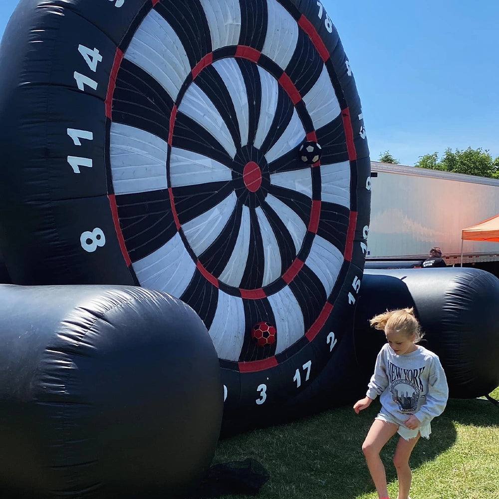 Inflatable Soccer Darts Board Game – Giant Target Kick Game